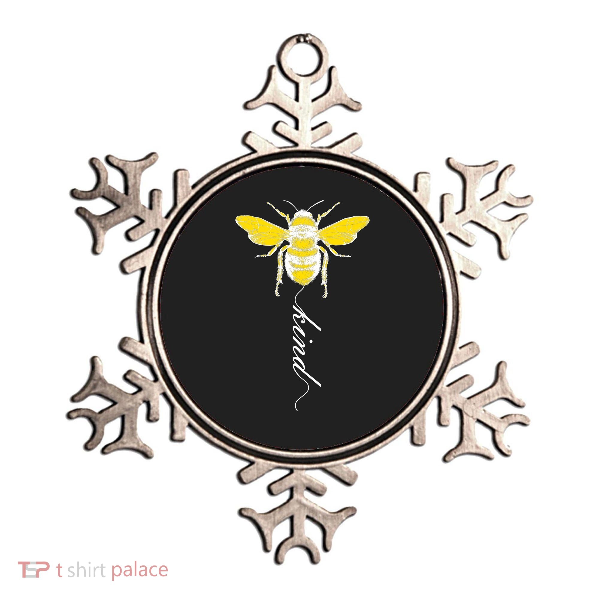 Bee Kind Bumblebee Script Ornament