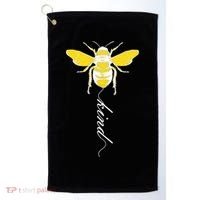 Bee Kind Bumblebee Script Golf Towel thumb 0
