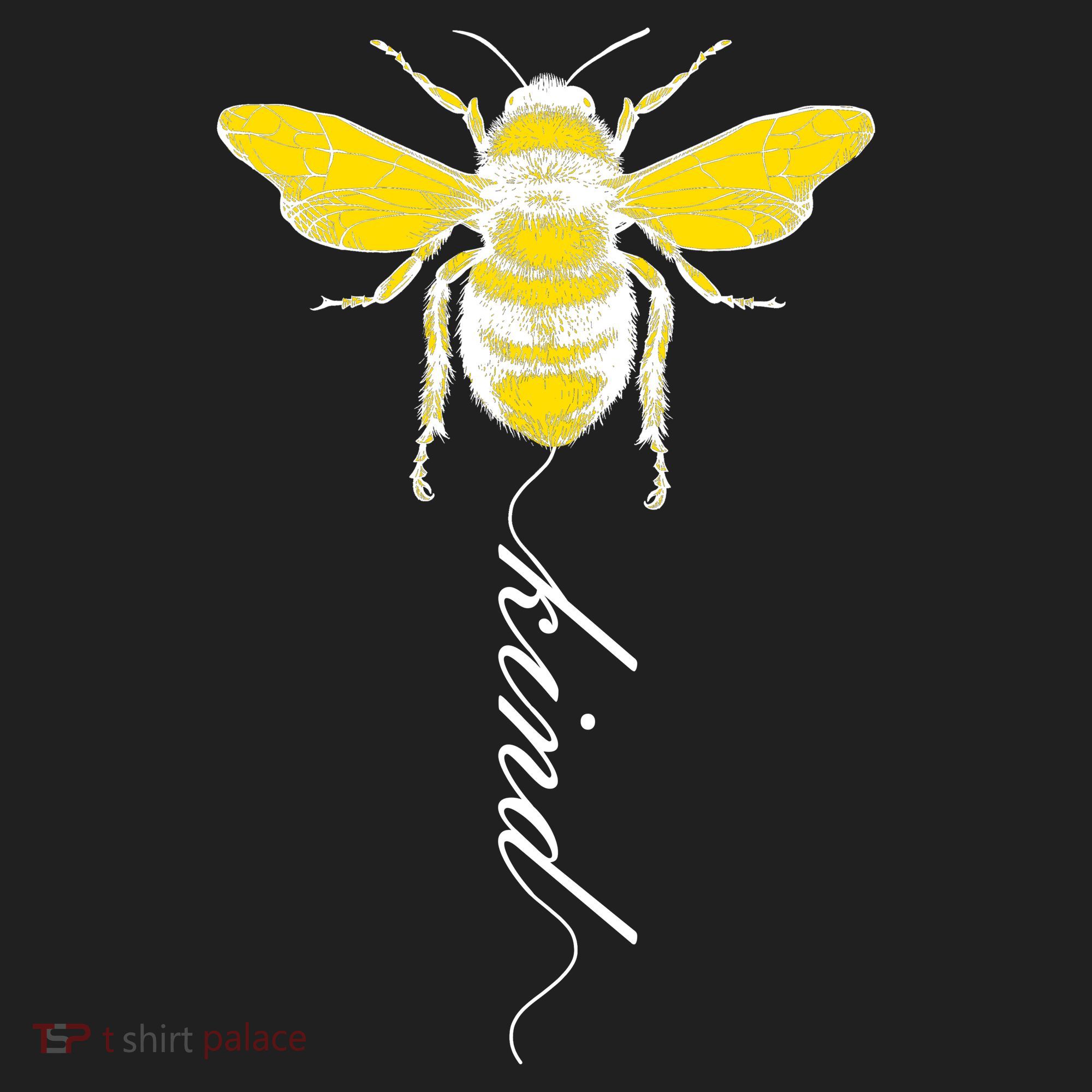 Bee Kind Bumblebee Script Golf Towel