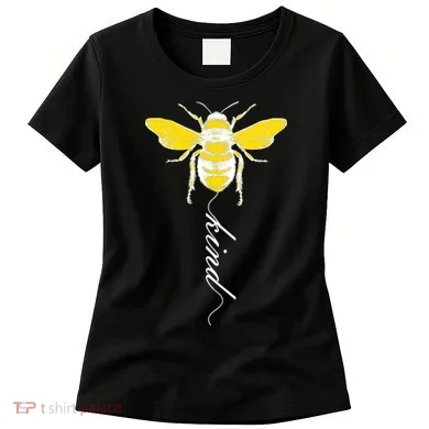 Bee Kind Bumblebee Script Women's T-Shirt