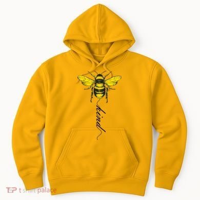Bee Kind Bumblebee Script Hoodie