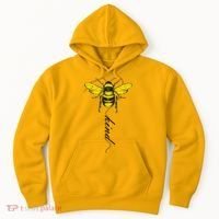 Bee Kind Bumblebee Script Hoodie thumb 0
