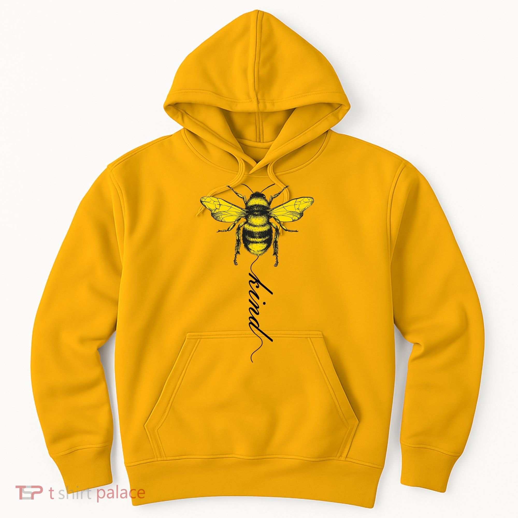 Bee Kind Bumblebee Script Hoodie