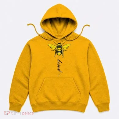 Bee Kind Bumblebee Script Hoodie