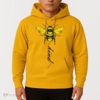 Bee Kind Bumblebee Script Hoodie thumb 2