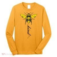 Bee Kind Bumblebee Script Long Sleeve Shirt thumb 0