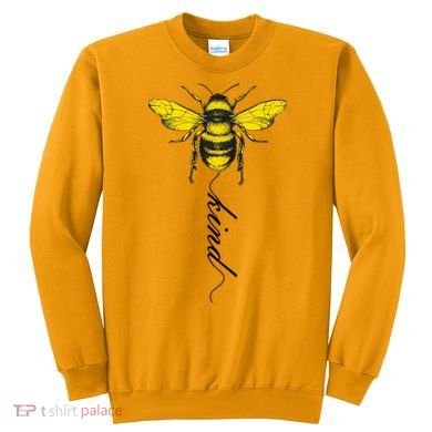 Bee Kind Bumblebee Script Sweatshirt