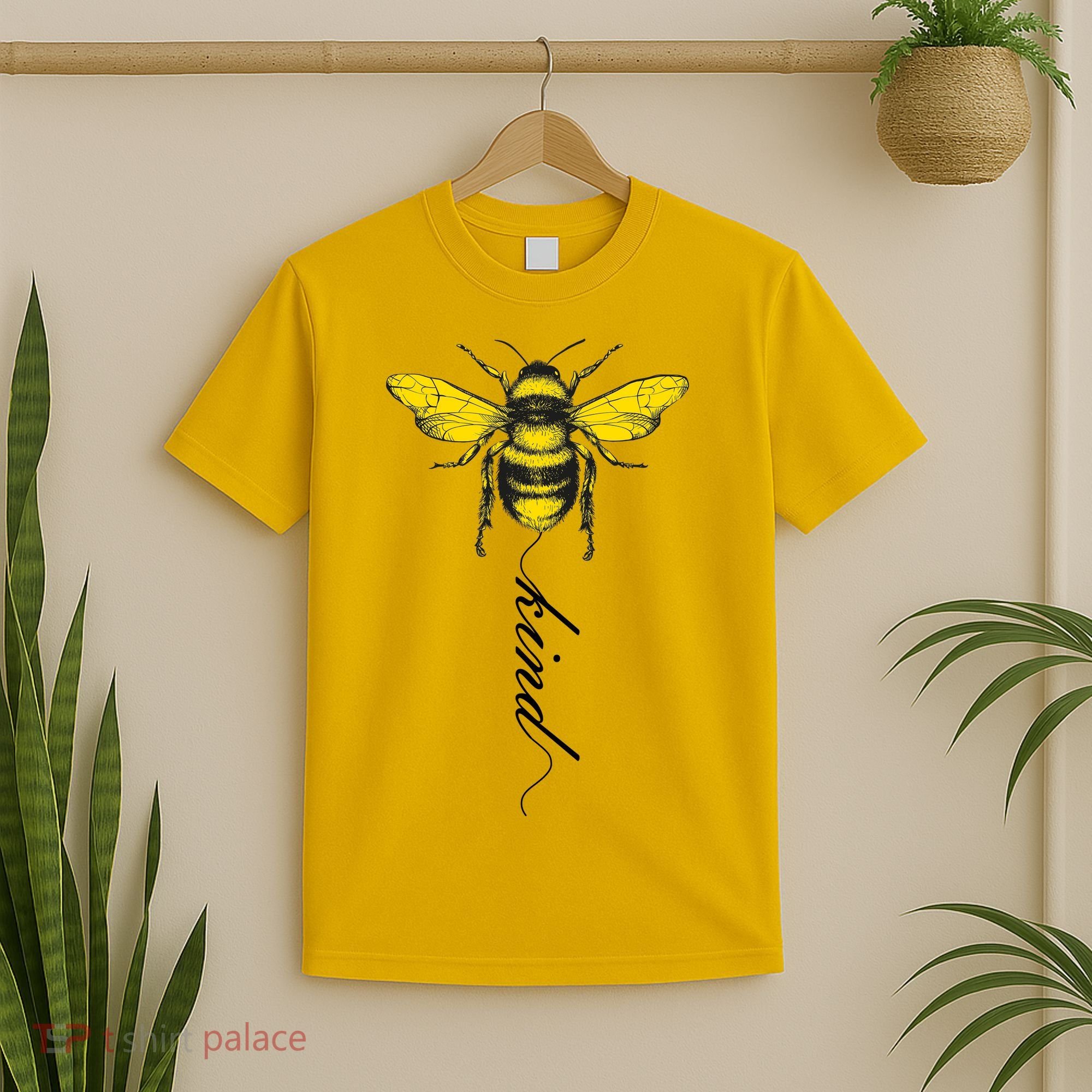 Bee Kind Bumblebee Script T-Shirt