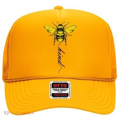 Bee Kind Bumblebee Script Hat