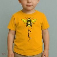 Bee Kind Bumblebee Script Toddler T-Shirt thumb 2