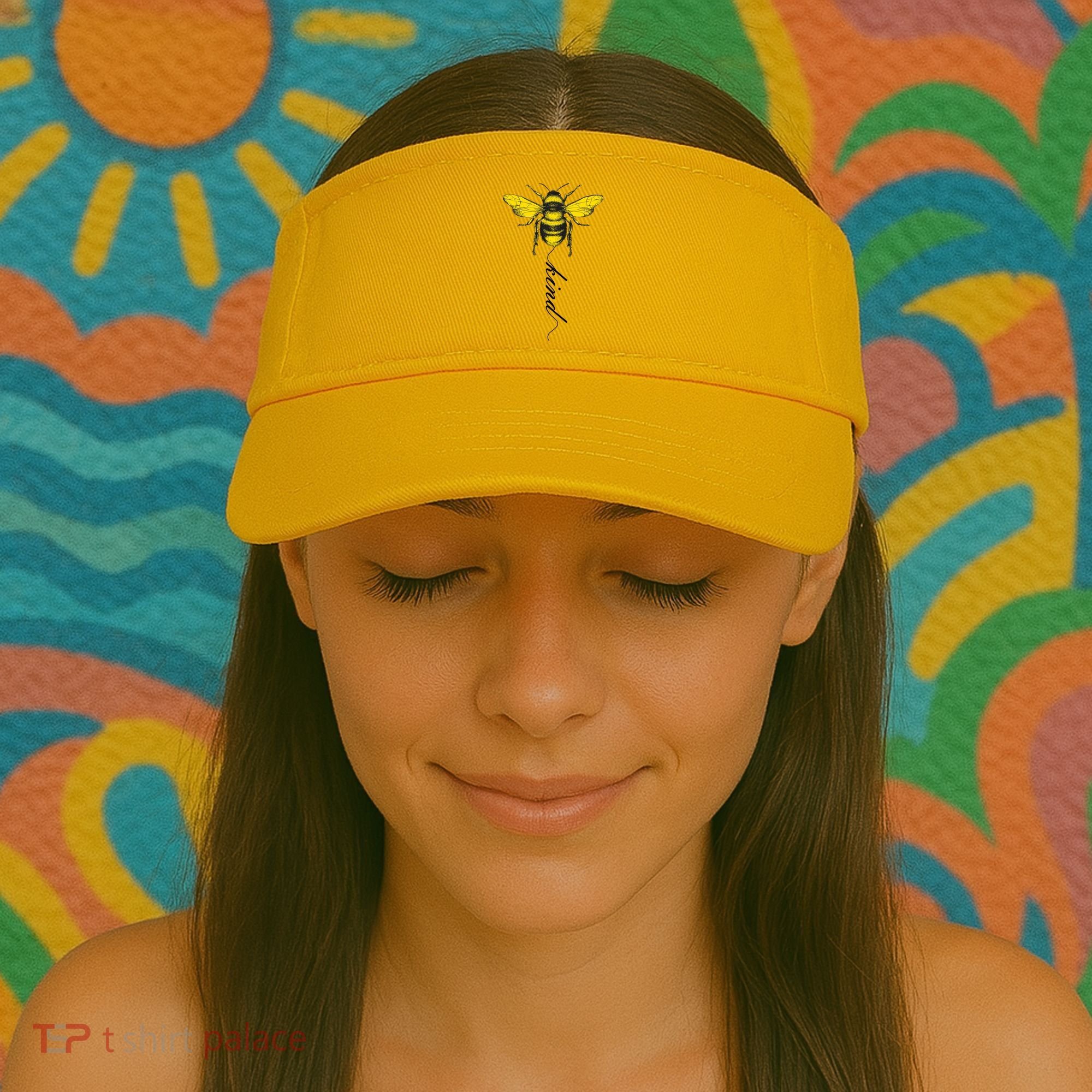 Bee Kind Bumblebee Script Visor
