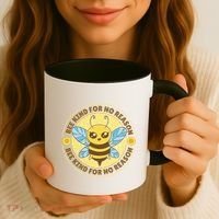 Bee Kind For No Reason Coffee Mug thumb 3