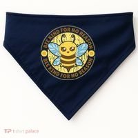 Bee Kind For No Reason USA-Made Doggie Bandana thumb 0