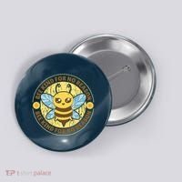 Bee Kind For No Reason Button thumb 0