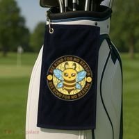 Bee Kind For No Reason Golf Towel thumb 2