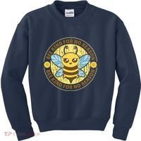 Bee Kind For No Reason Kids Sweatshirt thumb 0