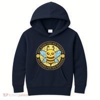 Bee Kind For No Reason Kids Hoodie thumb 0