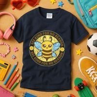 Bee Kind For No Reason Kids T-Shirt thumb 3