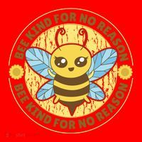 Bee Kind For No Reason Santa Hat thumb 1