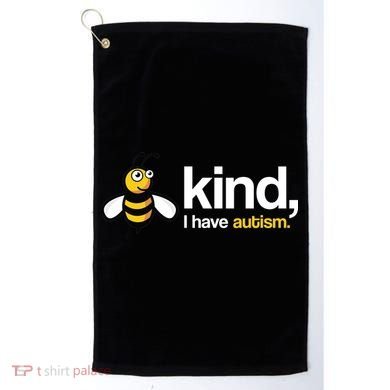 Bee Kind I Have Autism Golf Towel