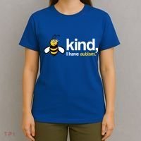Bee Kind I Have Autism T-Shirt thumb 4