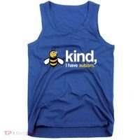 Bee Kind I Have Autism Tank Top thumb 0