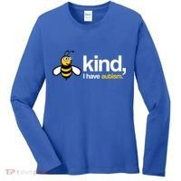Bee Kind I Have Autism Women's Long Sleeve Shirt thumb 0