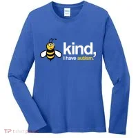 Bee Kind I Have Autism Women's Long Sleeve Shirt thumb 0