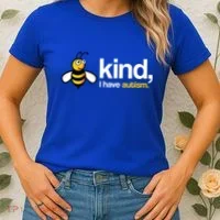 Bee Kind I Have Autism Women's T-Shirt thumb 2