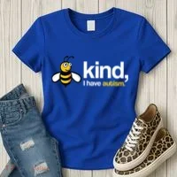 Bee Kind I Have Autism Women's T-Shirt thumb 3