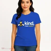 Bee Kind I Have Autism Women's T-Shirt thumb 4