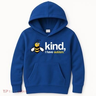 Bee Kind I Have Autism Kids Hoodie