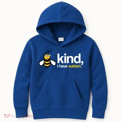 Bee Kind I Have Autism Kids Hoodie