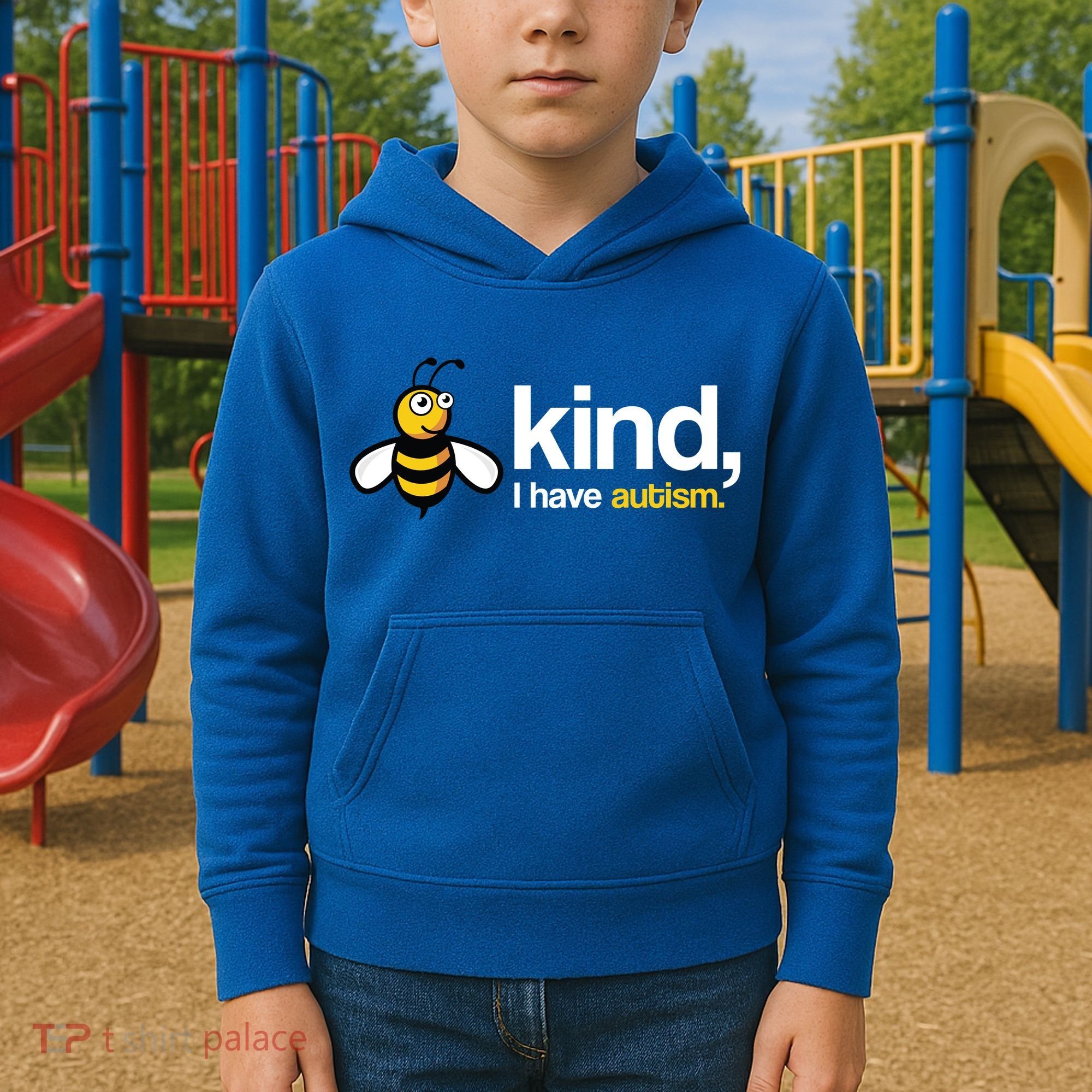 Bee Kind I Have Autism Kids Hoodie