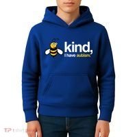 Bee Kind I Have Autism Kids Hoodie thumb 4