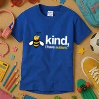 Bee Kind I Have Autism Kids T-Shirt thumb 3