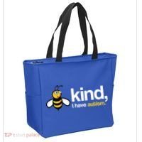 Bee Kind I Have Autism Tote Bag thumb 2