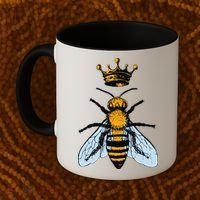 Bee King Crown Coffee Mug thumb 2