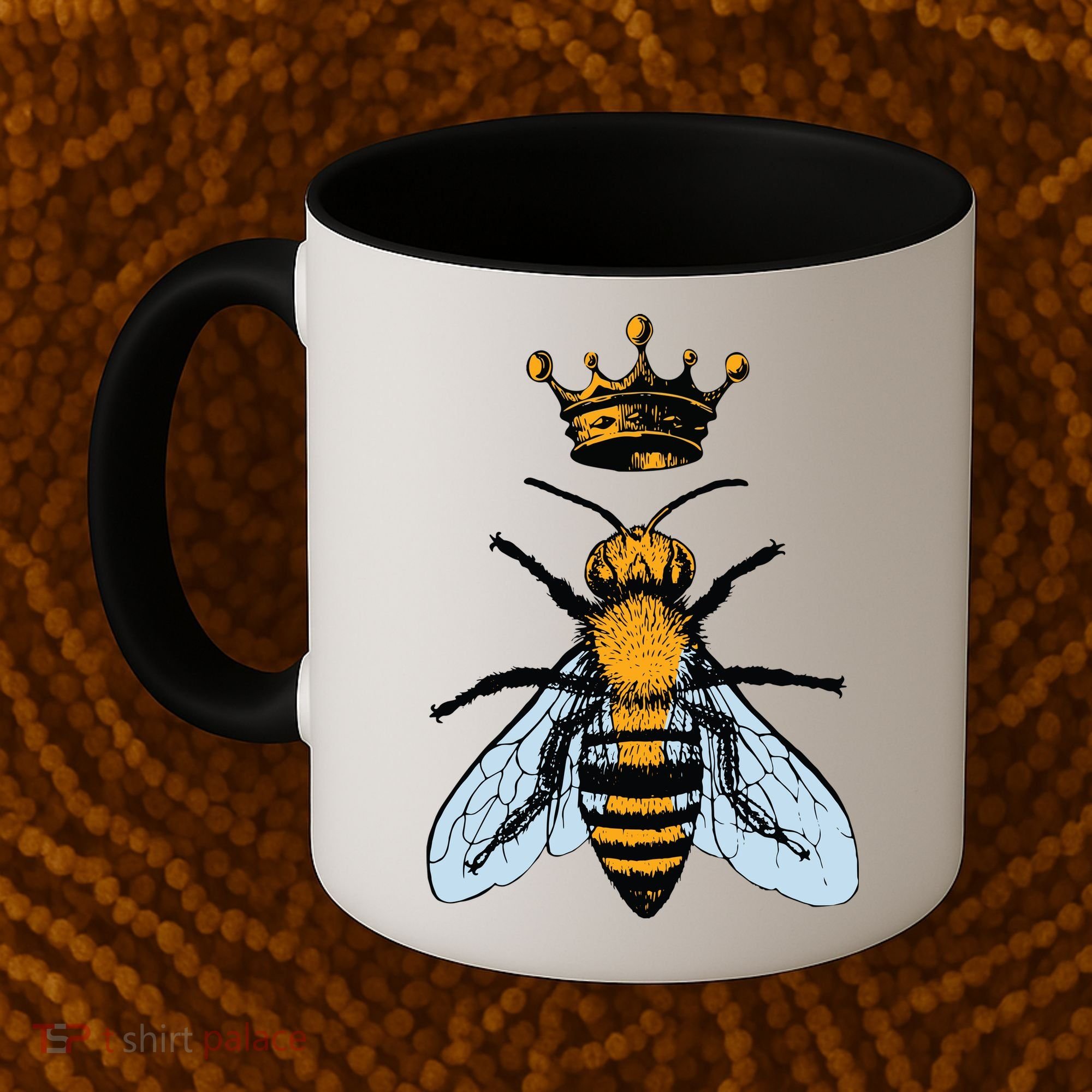 Bee King Crown Coffee Mug
