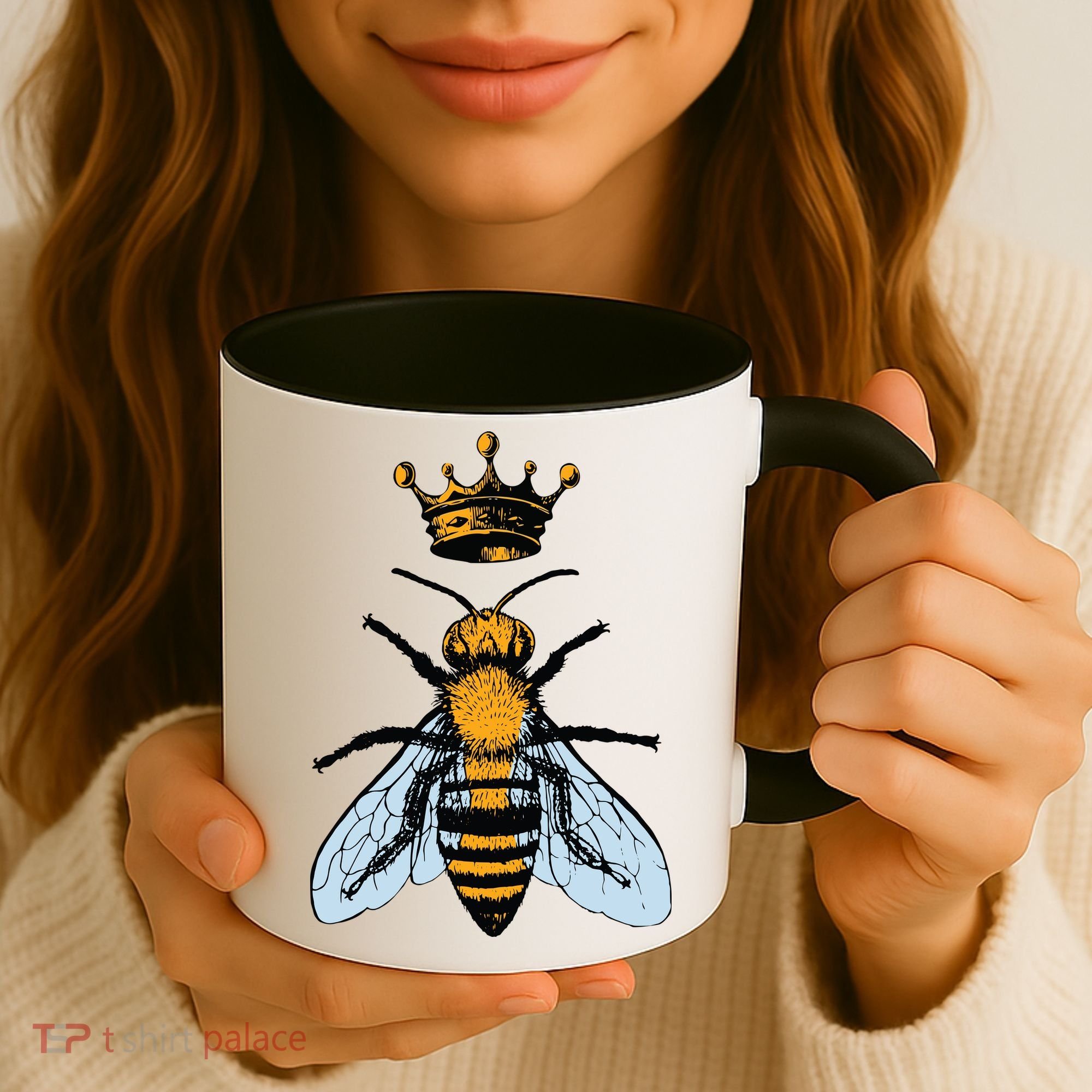 Bee King Crown Coffee Mug