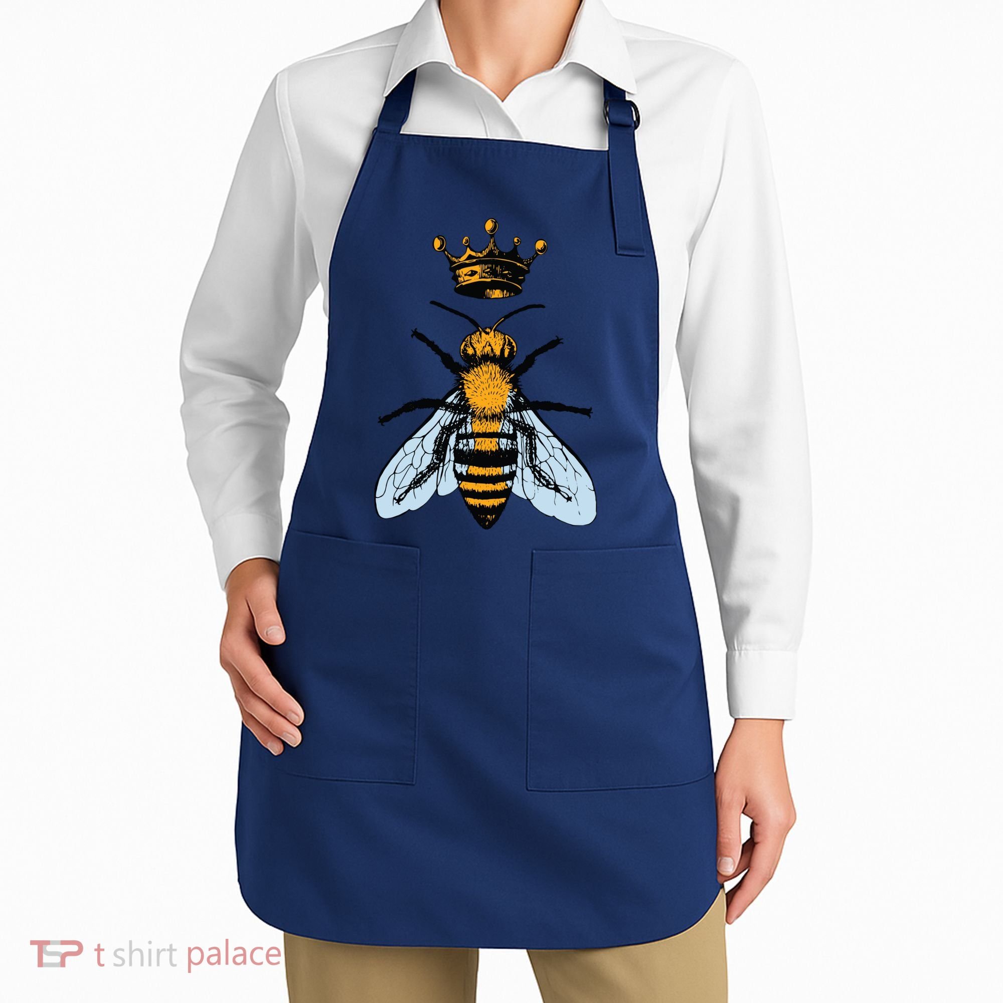Bee King Crown Apron