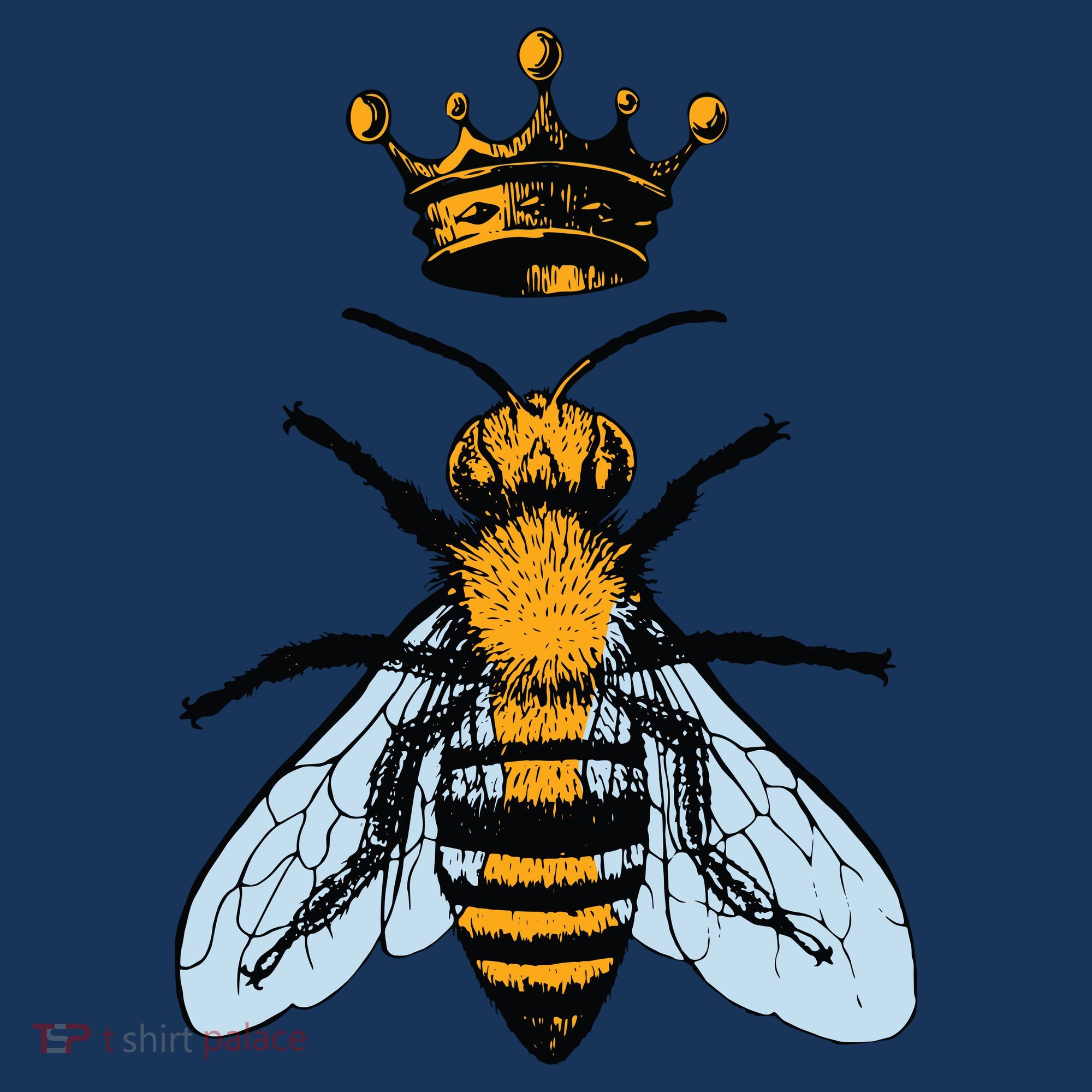 Bee King Crown Women's Hoodie