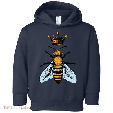 Bee King Crown Toddler Hoodie