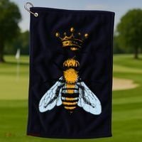 Bee King Crown Golf Towel thumb 1