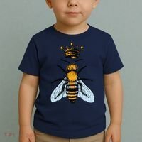 Bee King Crown Toddler T-Shirt thumb 2