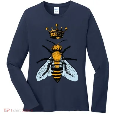 Bee King Crown Women's Long Sleeve Shirt