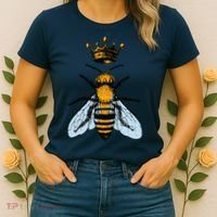 Bee King Crown Women's T-Shirt thumb 2