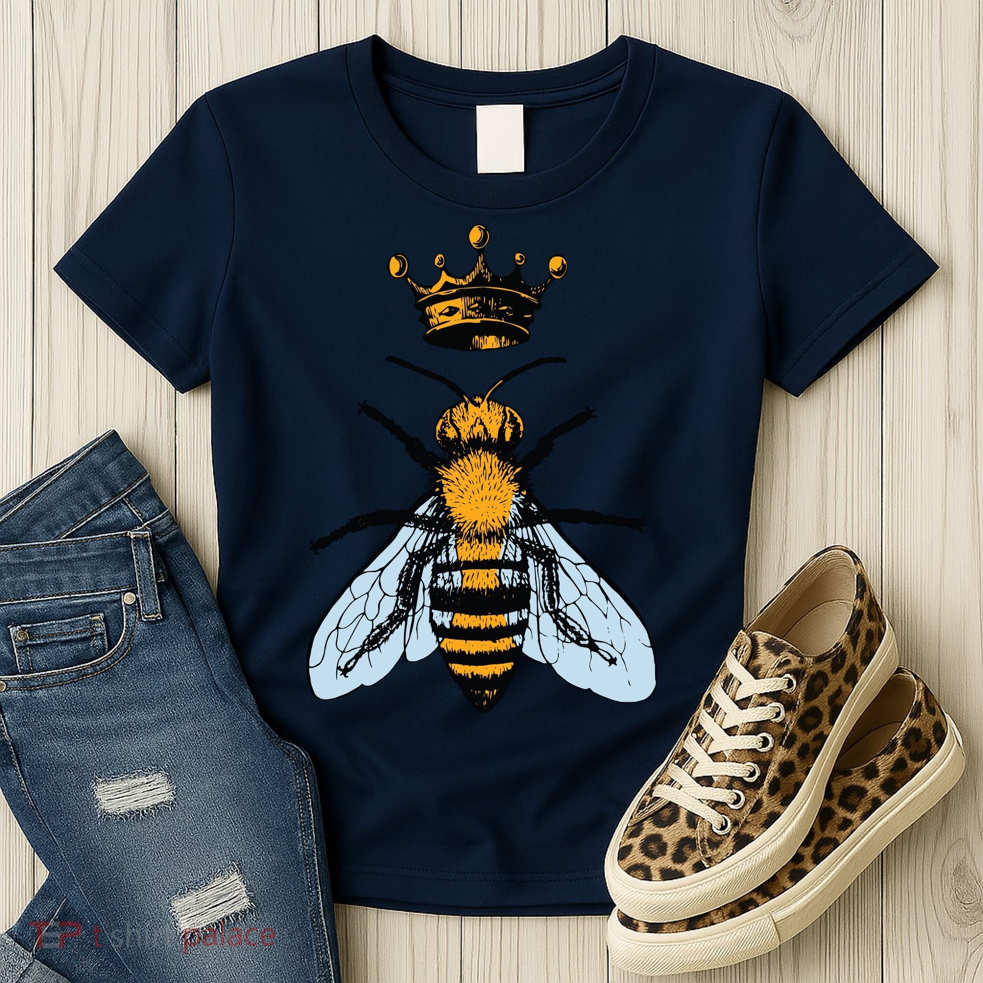 Bee King Crown Women's T-Shirt