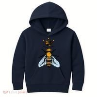 Bee King Crown Kids Hoodie thumb 0