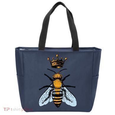 Bee King Crown Tote Bag